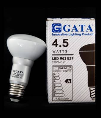 หลอด LED 4.5W R63  ขั้ว E27 (เเบบดอกเห็ด)